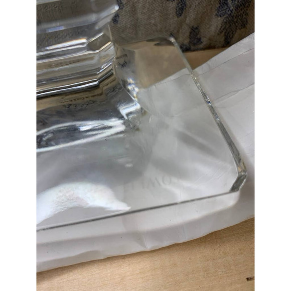 Towle Lead Crystal Candlestick 11.75" tall Candle Holder Czech Republic TOC41 - Picture 6 of 6